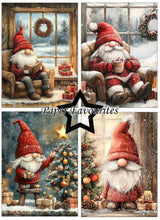 Charger l'image dans la galerie, Bloc Papier A6 Christmas Gnomes - Paper Favourites
