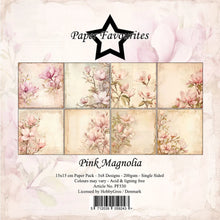 Charger l'image dans la galerie, Bloc Papier 15x15 cm "Pink Magnolia" - Paper Favourites (PF530)

