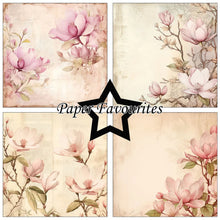 Charger l'image dans la galerie, Bloc Papier 15x15 cm "Pink Magnolia" - Paper Favourites (PF530)
