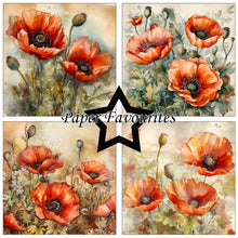 Charger l'image dans la galerie, Bloc Papier 15x15 cm "Poppy" - Paper Favourites (PF533)

