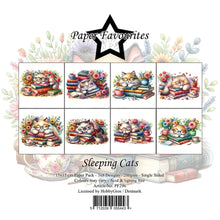 Charger l'image dans la galerie, Bloc Papier 15x15 cm "Sleeping Cats" - Paper Favourites (PF296)
