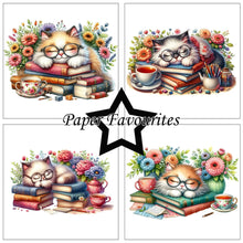 Charger l'image dans la galerie, Bloc Papier 15x15 cm "Sleeping Cats" - Paper Favourites (PF296)
