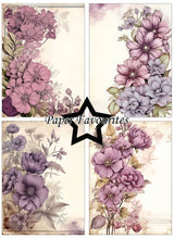 Charger l'image dans la galerie, Bloc Papier A6 "Vintage Mauve" - Paper Favourites (PFA575)
