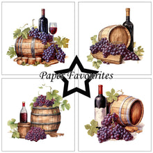 Charger l'image dans la galerie, Bloc Papier 15x15 cm "Wine Bottles" - Paper Favourites (PF558)

