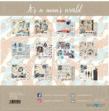 Charger l'image dans la galerie, Bloc 15x15 cm "It's a Man's World" 24 feuilles - Papers For You (PFY-3043)
