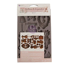 Charger l'image dans la galerie, Moule silicone Buttons &amp; Keepsakes Prima Marketing Frank Garcia 982430 - packaging
