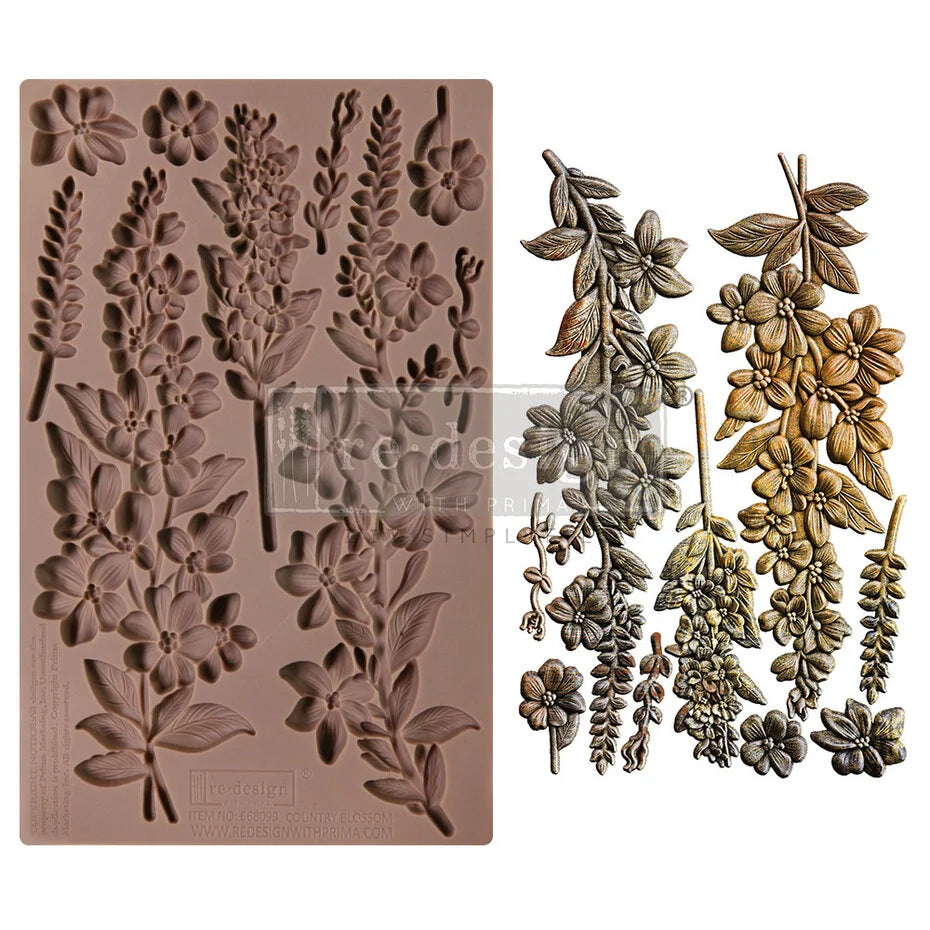 Decor Moulds® -  Country Blossom (668099) Re-Design with Prima