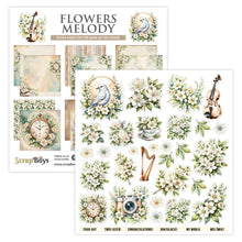 Charger l&#39;image dans la galerie, Bloc Flowers Melody 30x30 cm - Scrapboys (SB-FLME-08)
