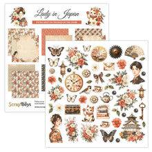 Charger l'image dans la galerie, Bloc "Lady in Japan" 30x30 cm - ScrapBoys (SB-LAJA-08)
