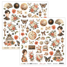 Charger l'image dans la galerie, Bloc "Lady in Japan" 30x30 cm - ScrapBoys (SB-LAJA-08)
