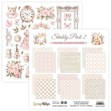 Charger l'image dans la galerie, Bloc Shabby Pack 2 30x30 cm - ScrapBoys
