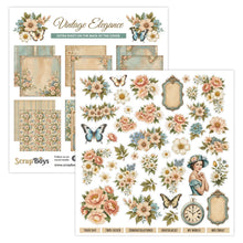 Charger l&#39;image dans la galerie, Vintage Elegance 12x12 Inch Paper Pad de  Scrapboys (SB-VIEL-08)
