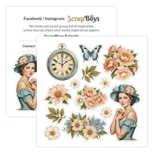 Charger l&#39;image dans la galerie, Vintage elegance 6x6 Inch Paper Pad  de Scrapboys (SB-VIEL-09)
