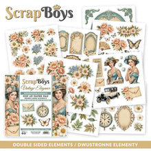Charger l&#39;image dans la galerie, Vintage elegance 6x6 Inch Pop Up Paper Pad  de scrapboys (SB-VIEL-11)
