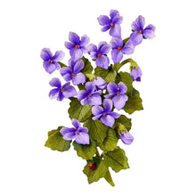 Charger l'image dans la galerie, Matrice Wild Violet and Ladybugs - The Poet's Garden - Spellbinders (S3-569) - DESTOCKAGE
