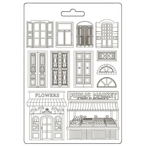 Soft Mould A4 Art of Travelling  Doors And Window (K3PTA4584)