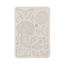 Charger l'image dans la galerie, Moule Silicone A5 Daisy Art - Marguerites et Papillons - Stamperia
