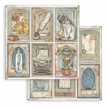Charger l'image dans la galerie, Bloc Papier "Lady Vagabond Lifestyle" 20x20 cm (8x8") - Stamperia (SBBS49)
