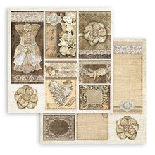 Charger l'image dans la galerie, Bloc papier "Old Lace" 20x20 cm - Stamperia (SBBS116)
