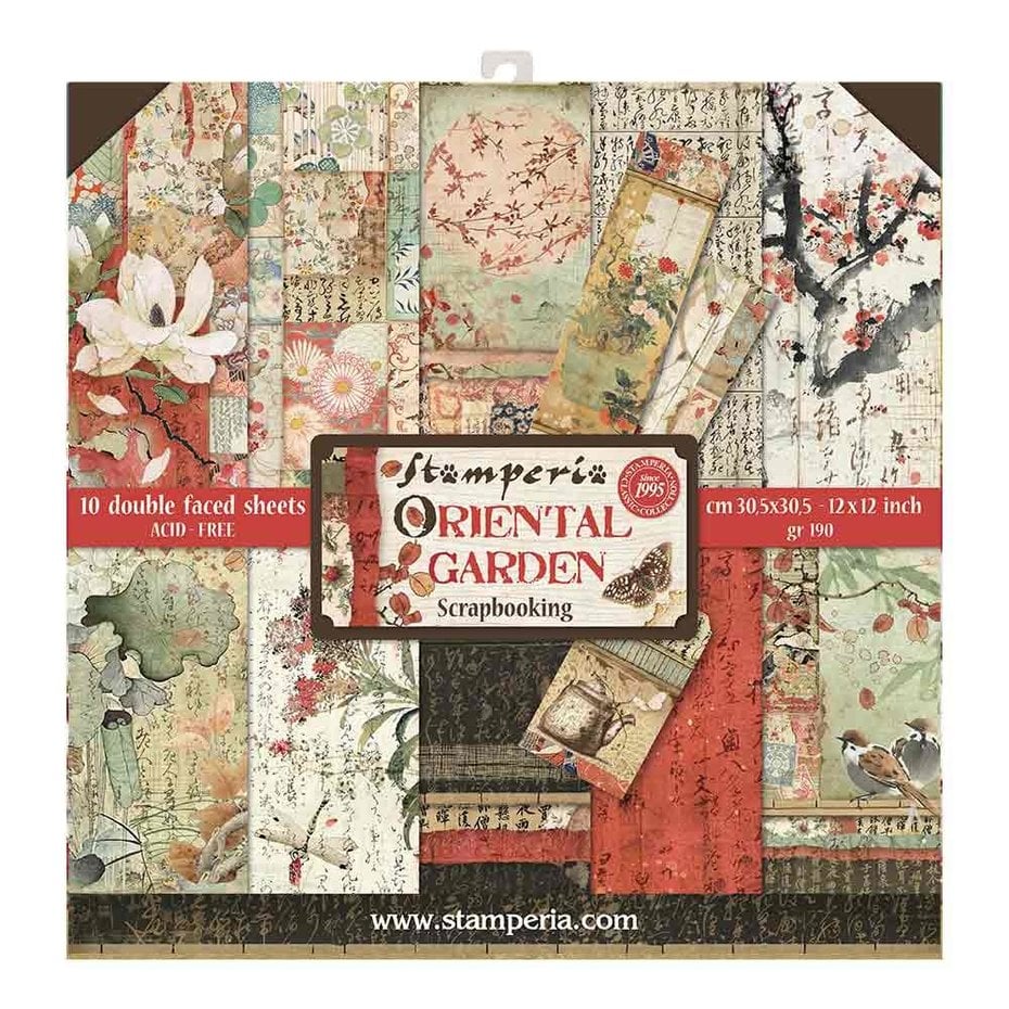 bloc Papier double Face 10 feuilles 30 X 30 cm 