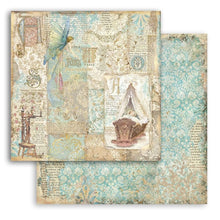 Charger l'image dans la galerie, Bloc papier 20x20cm Sleeping Beauty - 10 feuilles recto-verso - Stamperia (SBBS38) - DESTOCKAGE
