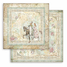 Charger l'image dans la galerie, Bloc papier 20x20cm Sleeping Beauty - 10 feuilles recto-verso - Stamperia (SBBS38) - DESTOCKAGE
