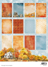 Charger l'image dans la galerie, Bloc de papiers de fond Autumn Story de Studio Light au format A4
