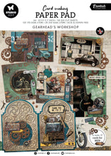 Charger l'image dans la galerie, Card making Paper Pad Gearhead's Workshop A4 - Studio Light
