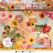Charger l&#39;image dans la galerie, &quot;Sunflower Kisses&quot; 8x8 Inch Die Cut Pad Elements de Studio Light (SL-SK-DCB46)
