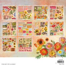 Charger l&#39;image dans la galerie, &quot;Sunflower Kisses&quot; 8x8 Inch Die Cut Pad Elements de Studio Light (SL-SK-DCB46)
