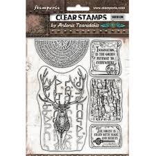 Tampon acrylique cm 14x18 - Magic Forest briques (WTK170)