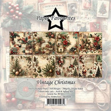 Charger l'image dans la galerie, Bloc Papier 15x15 cm "Vintage Christmas" - Paper Favourites (PF505)
